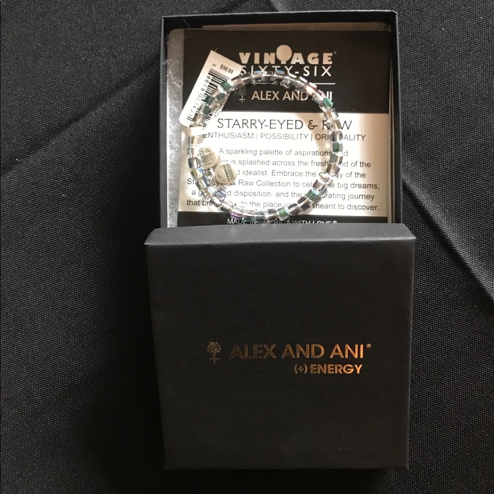 Alex & Ani Starry-Eyed & Raw Bracelet